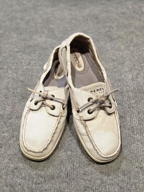 ​Sperry Top-Sider Women’s Authentic Original Boat Shoes Off White Size 8.5